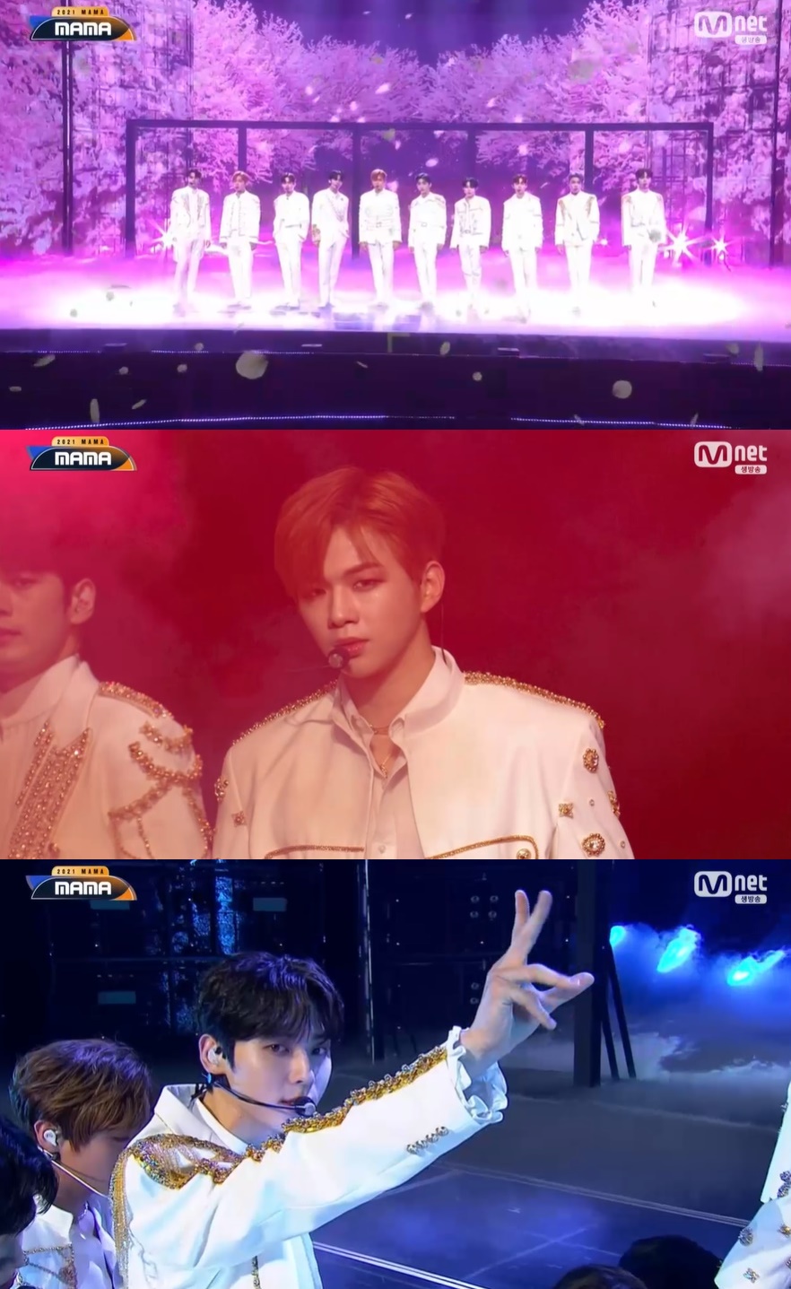 워너원, 3년 만에 눈물의 재결합…'뷰티풀' 파트3 공개[2021 MAMA]