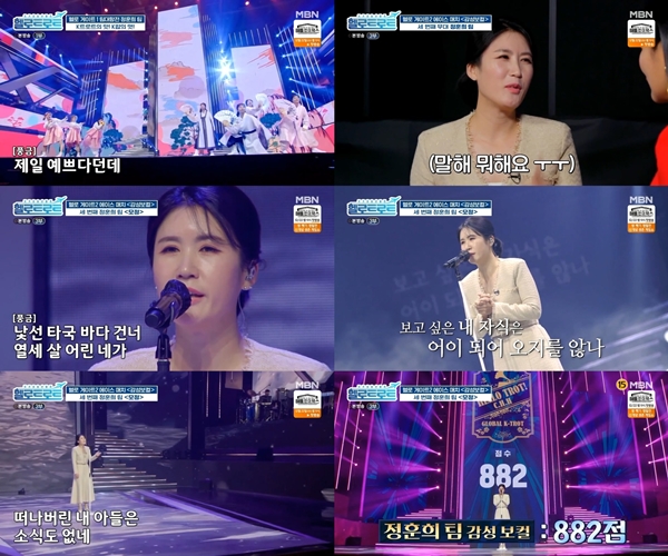'헬로트로트' 풍금, '모정'으로 독보적 우승 후보 등극