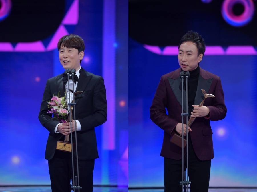 문세윤, 데뷔 첫 대상…"김선호에게도 고맙다"[2021 KBS 연예대상](종합)