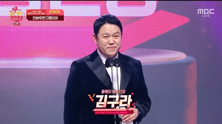 김구라 예측 "MBC 대상은 병마 극복한 유재석…하늘이 도와준다"[MBC연예대상]