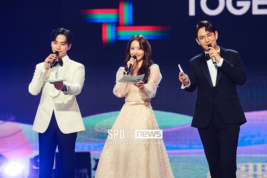 [포토S] 이준호-윤아-장성규, MBC 가요대제전 MC
