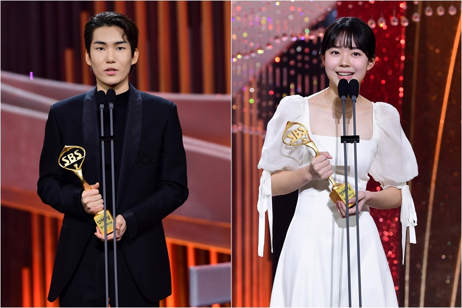 김소연 '대상'…이하늬부터 이제훈까지 SBS연기대상 '영광의 얼굴들'