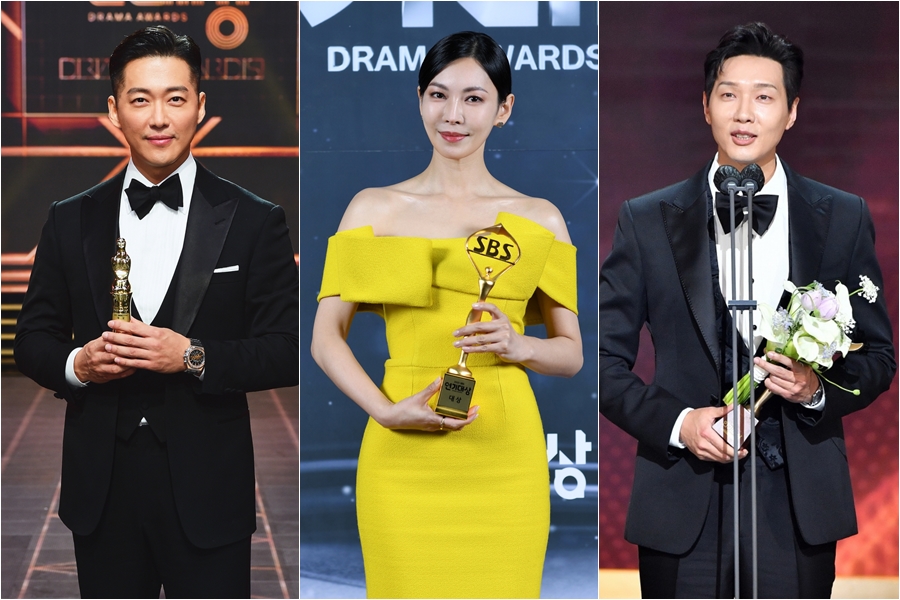 MBC 남궁민-SBS 김소연-KBS 지현우, 2021 방송3사 '대상'[종합]
