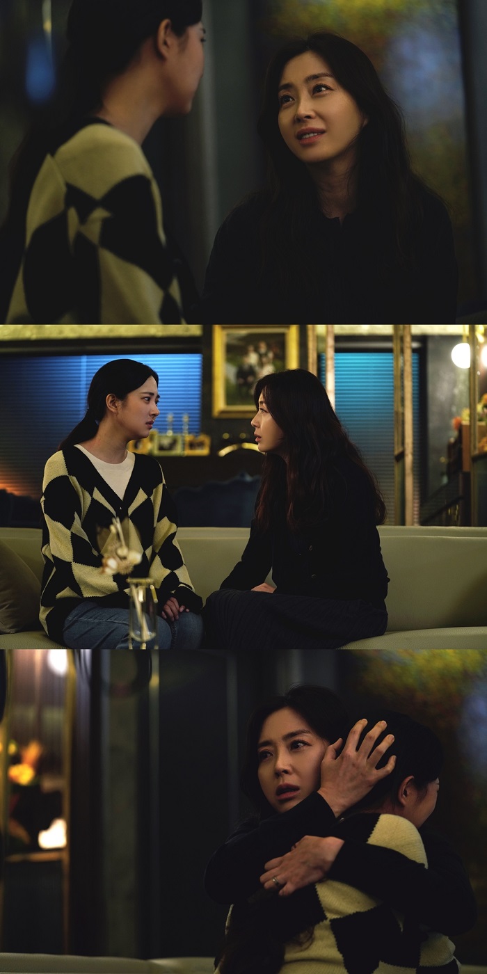 '쇼윈도' 송윤아, 이성재·전소민 불륜 목격한 딸과 대화 '감정 최고조'