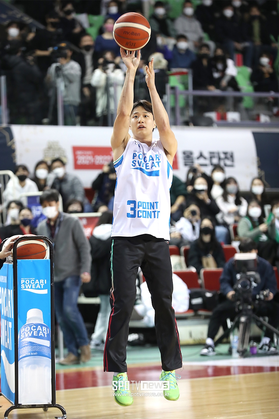 [포토S] 허웅, 올스타전 3점슛 콘테스트 예선전 1위!
