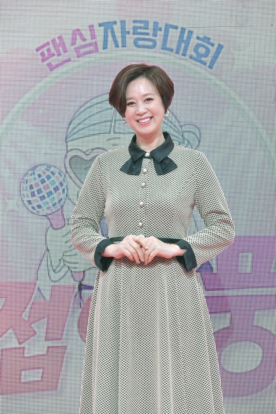 ▲ 박미선이 19일 KBS2 '주접이 풍년' 제작발표회에 참석해 포즈를 취하고 있다. 제공|KBS