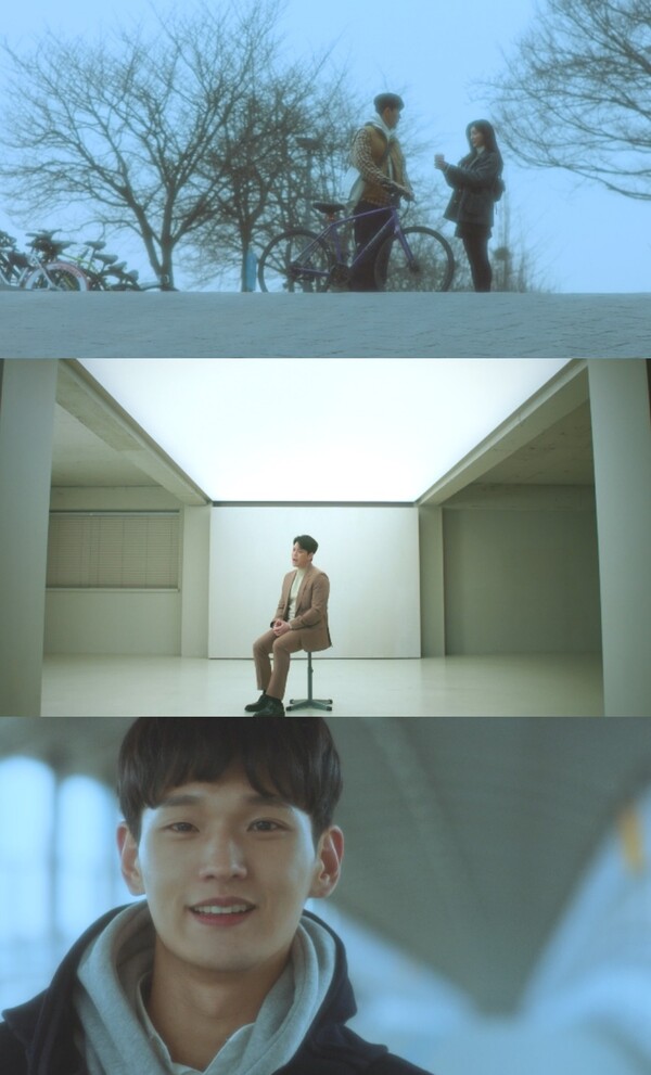 ▲ 김용준이 자신의 신곡 뮤직비디오에 출연한 모습. 제공|더블에이치티엔이