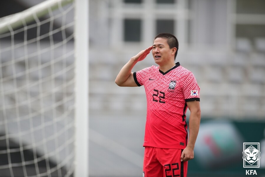 ▲ 연계 플레이로 멋진 골을 넣은 권창훈 ⓒ대한축구협회