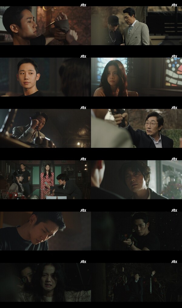 '설강화' 지수, 저격수 총격에 온몸으로 정해인 감쌌다…허준호 총 맞고 쓰러져[TV핫샷]