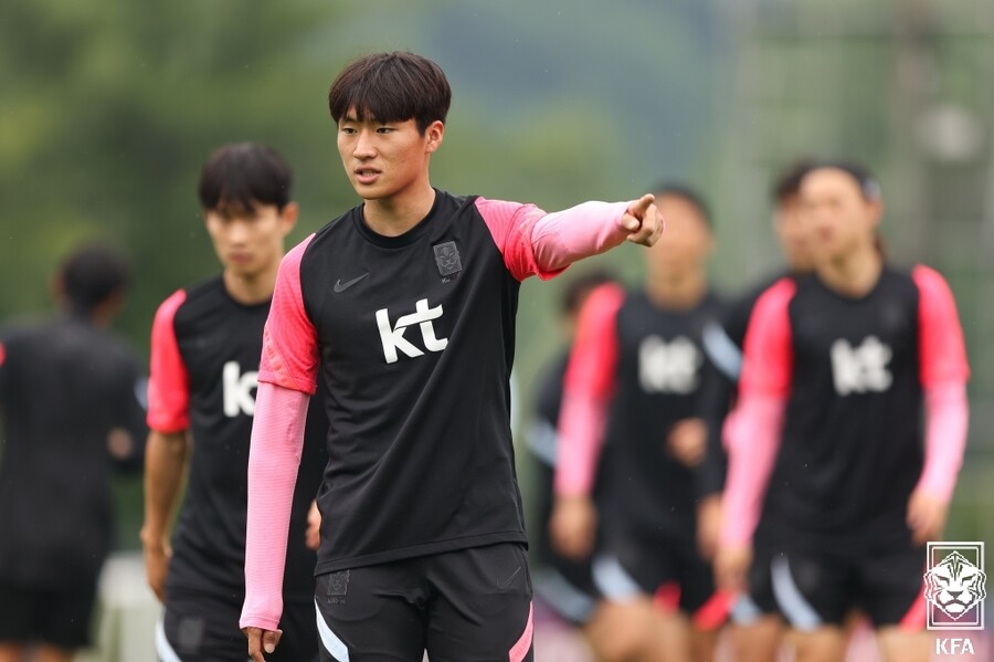 ▲ 정상빈(수원삼성)이 울버햄튼 원더러스의 러브콜을 받았다. ⓒ대한축구협회
