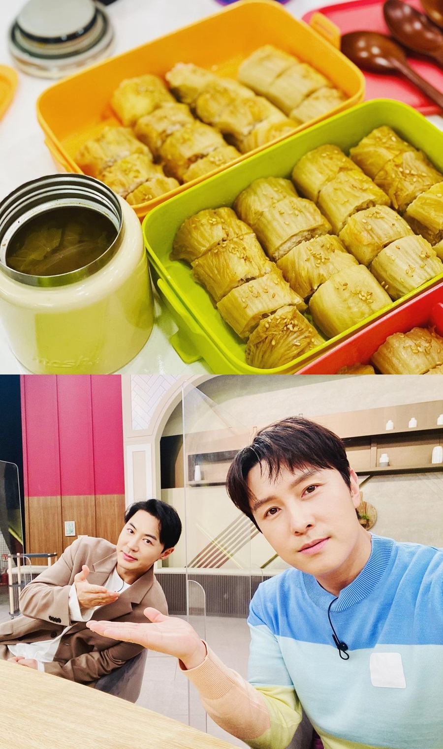 ▲ 전진(왼쪽), 김동완. 출처ㅣ김동완 인스타그램