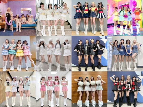 ▲ 우주소녀 쪼꼬미가 다양한 의상으로 '슈퍼 그럼요' 활동을 마쳤다. 제공|스타쉽엔터테인먼트