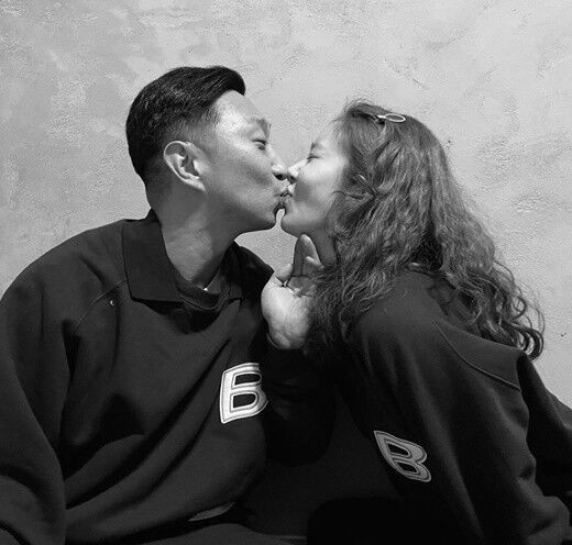 '5월 결혼' 손담비♥이규혁, 정초부터 뽀뽀사진 올린 이유 있었네[종합]