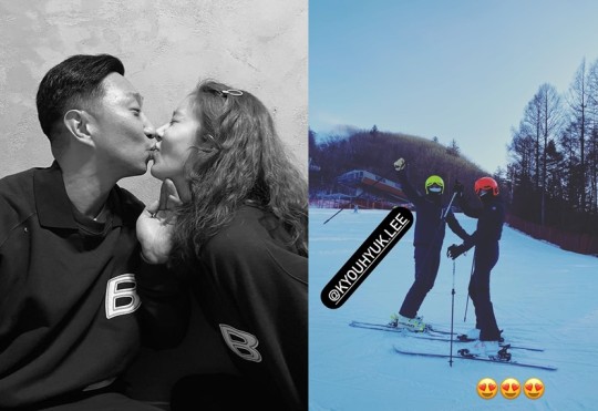 ▲ 손담비, 이규혁. 출처| 손담비 인스타그램