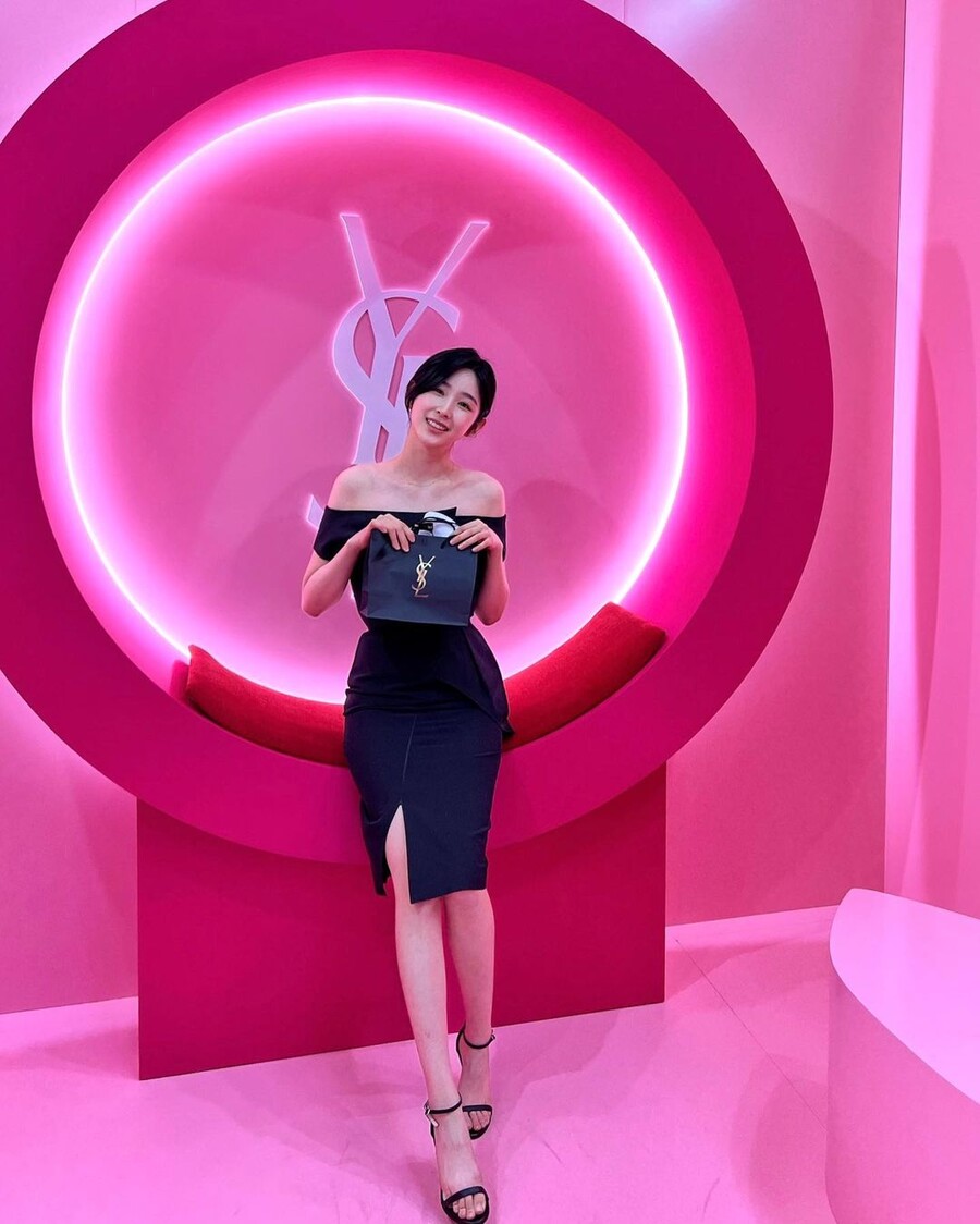 ▲ 최근 명품 브랜드 행사에 참석한 박지현. 출처ㅣ박지현 인스타그램