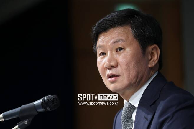 대한축구협회 정몽규 회장. 