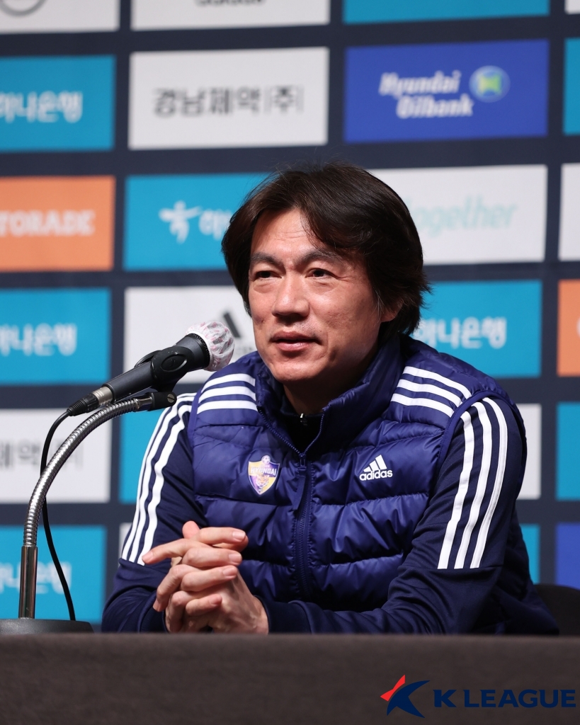 ▲ 홍명보 울산현대 감독 ⓒ한국프로축구연맹