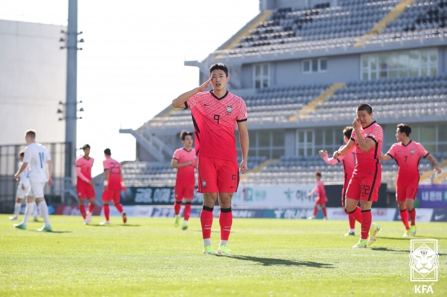 ▲ 조규성 ⓒ대한축구협회