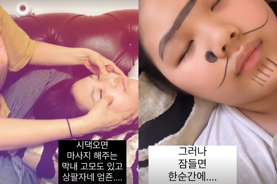 '엄태웅♥' 윤혜진, 시댁 가더니 "상팔자네"…연예인 DNA 어디 안 간 딸