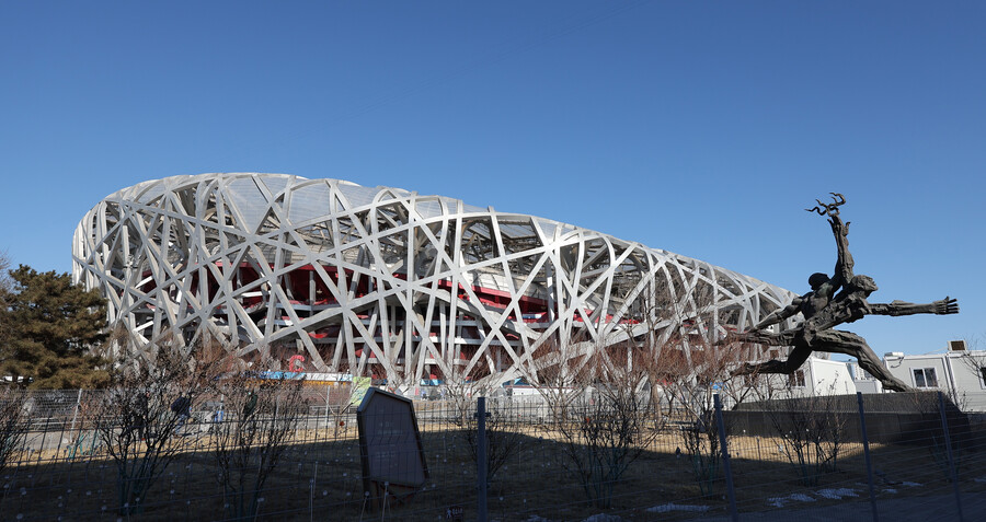 ▲ 한국대표팀이 2022 베이징 동계올림픽 개회식에서 73번째로 입장한다. ⓒ연합뉴스