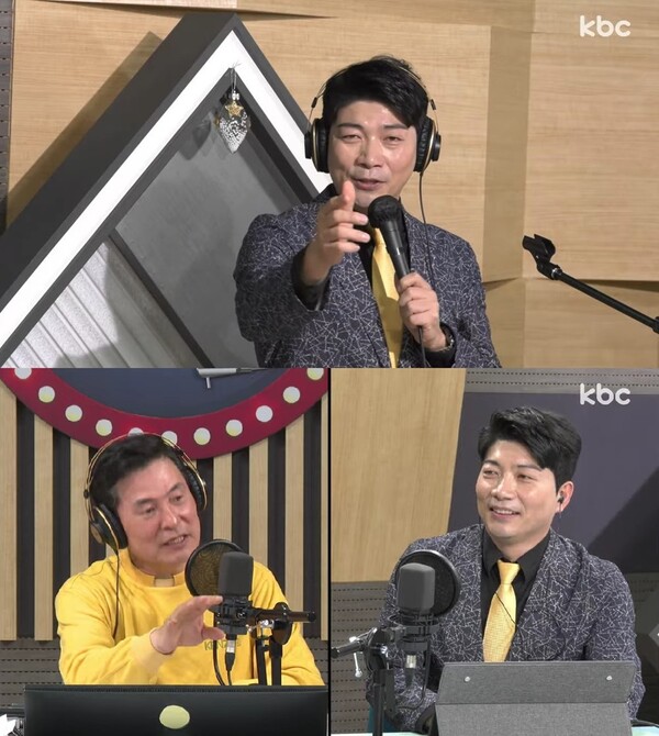 ▲ 라디오에 잇달아 출연한 김재롱. 제공|KDH엔터테인먼트