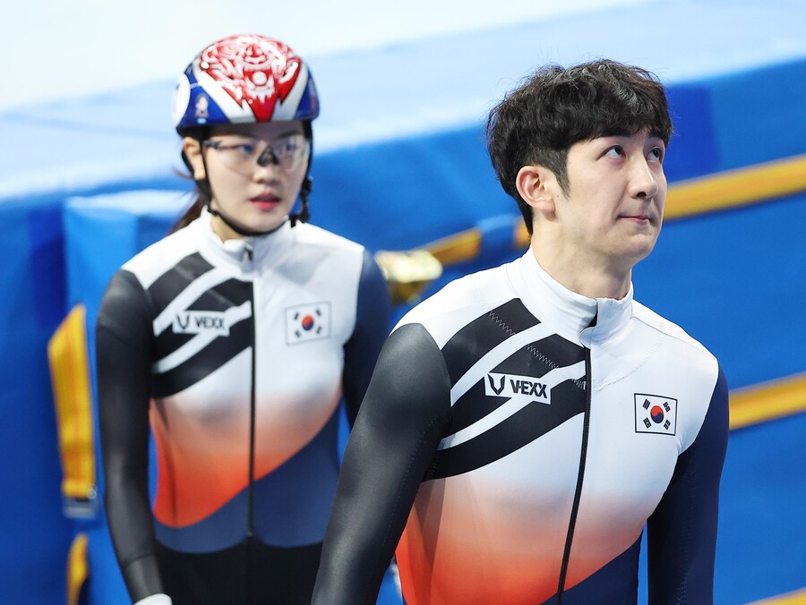 ▲ 이유빈(왼쪽)과 박장혁. ⓒ연합뉴스