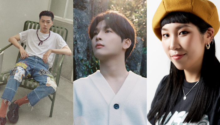 ▲ 준, 이민혁, 로니추(왼쪽부터). 제공| 각 소속사