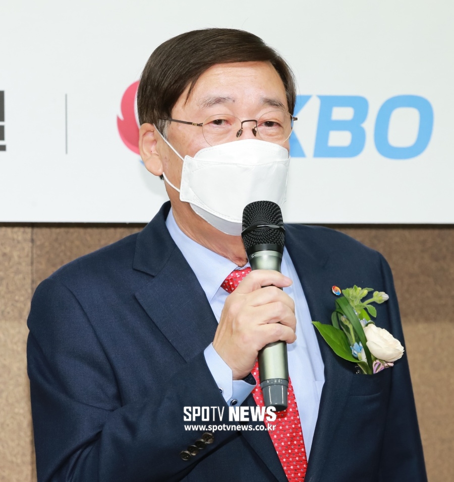 ▲ 정지택 KBO 총재 ⓒ곽혜미 기자