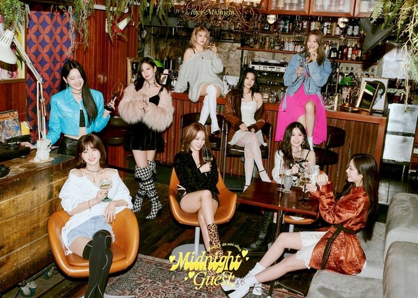 ▲ 미니앨범 '미드나이트 게스트'로 발매 당일 일본 오리콘 일간 앨범차트 정상에 오른 프로미스나인. 제공|플레디스엔터테인먼트
