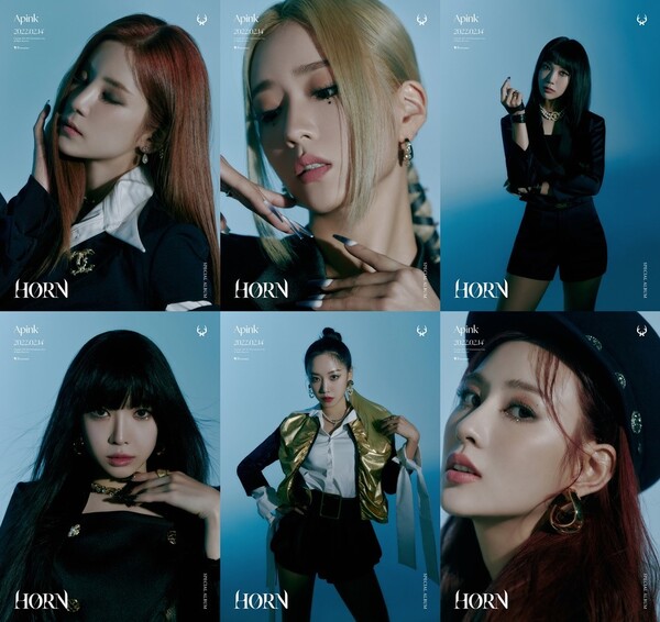 ▲ 에이핑크 '혼' 블랙버전 콘셉트 포토. 제공|IST엔터테인먼트
