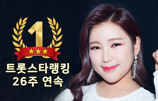 ▲ 트로트 스타 투표에서 26주간 1위를 차지한 송가인. 제공|포켓돌스튜디오