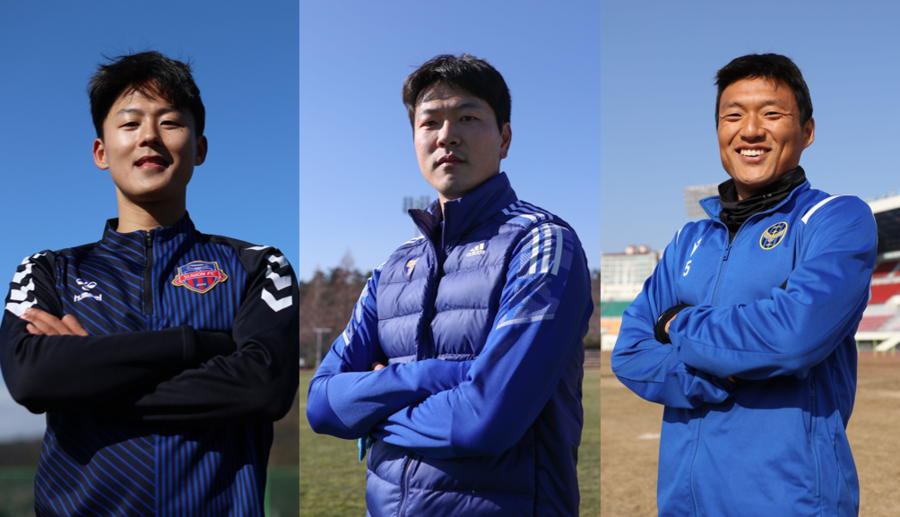 ▲ 왼쪽부터 이승우, 김영권, 이명주 ⓒ한국프로축구연맹