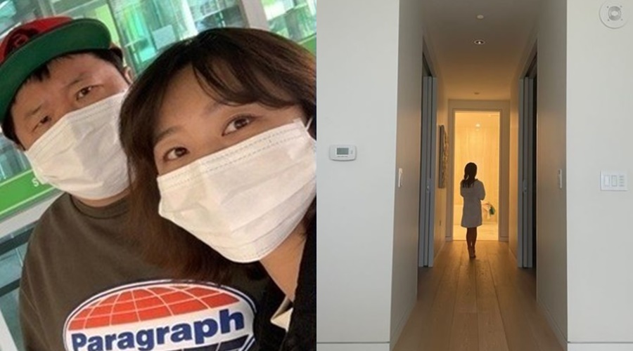 '정형돈♥' 한유라, 대체 어디까지가 집이야…복도가 재력만큼 끝없네