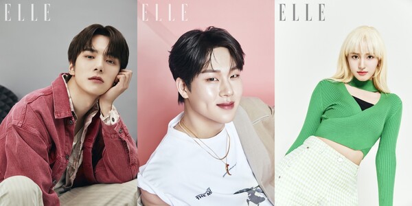 몬스타엑스 민혁·주헌&아이브 리즈, 화보로 뭉쳤다…완벽 비주얼 케미