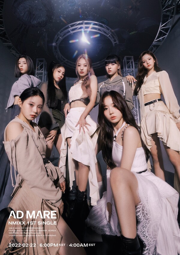 ▲ JYP가 선보이는 차세대 걸그룹 엔믹스. 제공|JYP엔터테인먼트