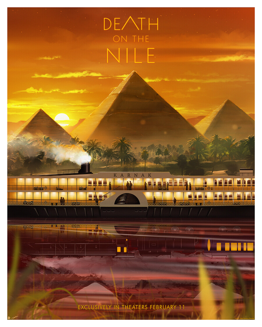 ▲ '나일 강의 죽음' 아트 포스터. @20thcenturystudios