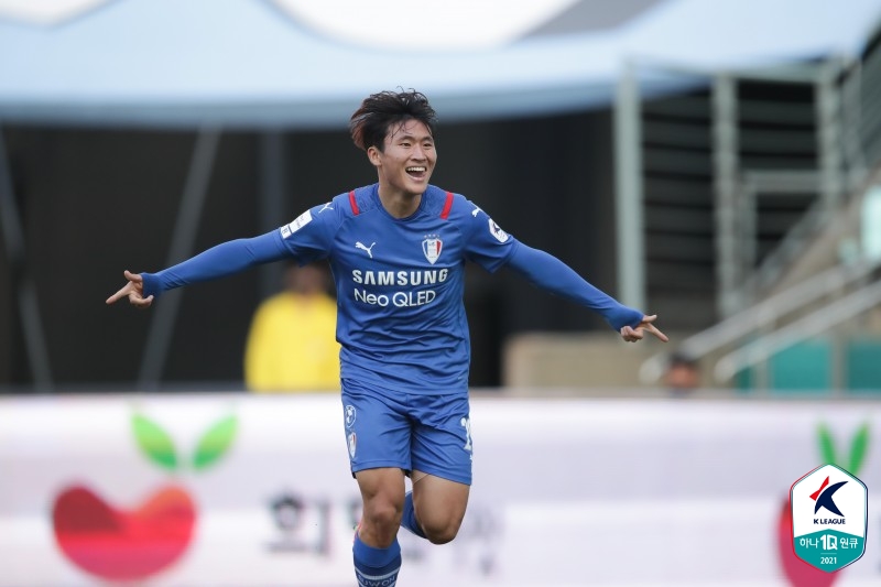 ▲ 정상빈 ⓒ한국프로축구연맹