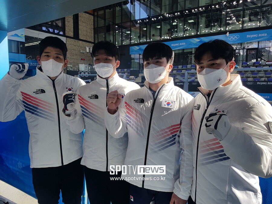 ▲ 2022 베이징동계올림픽 봅슬레이 4인승에 나섰던 석영진 팀. 김형근, 신예찬, 김태양, 석영진(왼쪽부터)