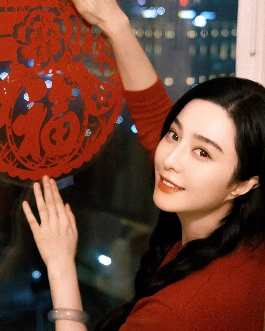 ▲ 판빙빙. 출처ㅣ허성태 인스타그램