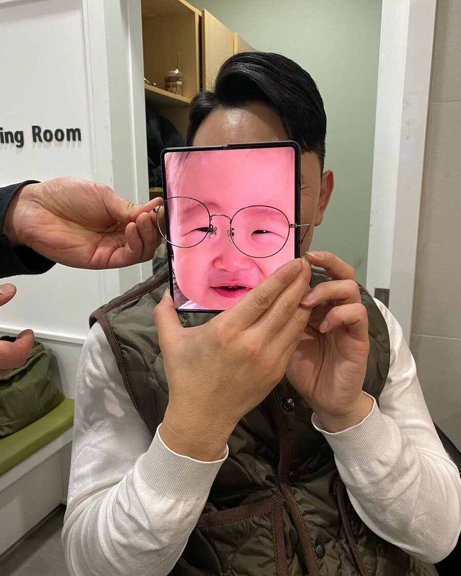 정경미 딸, 윤형빈 유전자 제대로 몰빵했네…"배만 빌려줌"