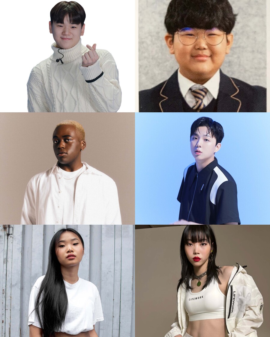 ▲ 윤후, 이준수, 래원, 조나인, 박혜림, 조나단(왼쪽 위부터 시계방향으로). 제공| 엠넷