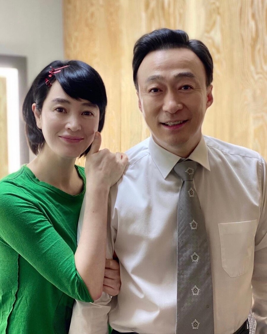 ▲ 김혜수(왼쪽)과 이성민. 출처|김혜수 인스타그램