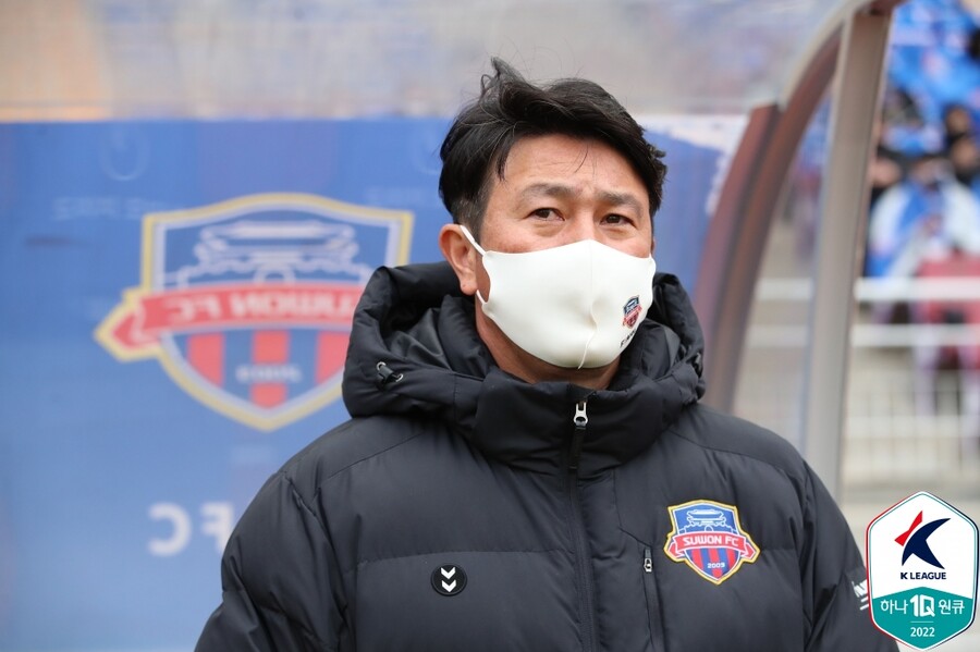 ▲ 김도균 수원FC 감독. ⓒ한국프로축구연맹