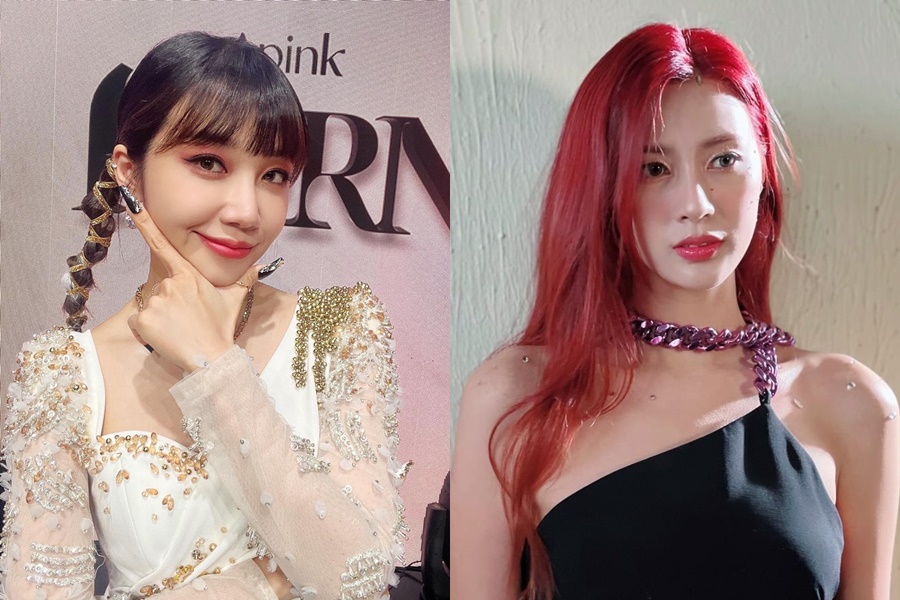 ▲ 에이핑크 정은지(왼쪽), 오하영. 출처| 에이핑크 공식 인스타그램