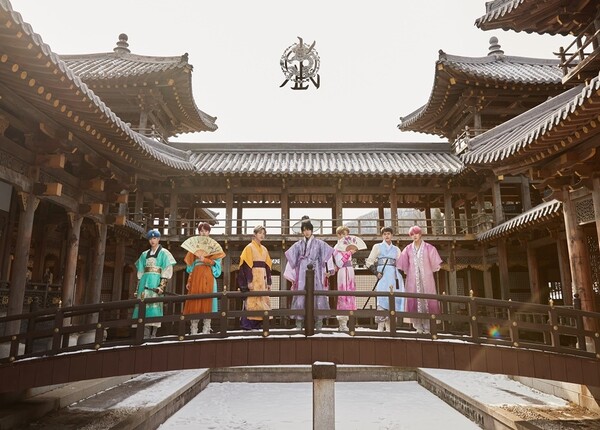 ▲ 한복 맵시를 뽐낸 킹덤. 제공|GF엔터테인먼트