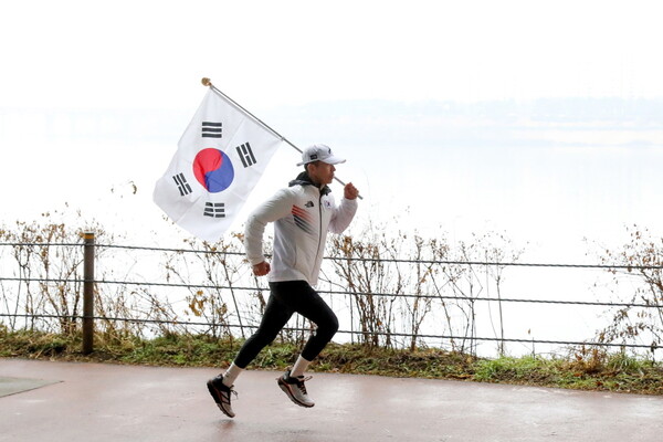 ▲ 삼일절을 맞아 31km를 달린 션. 제공|YG엔터테인먼트