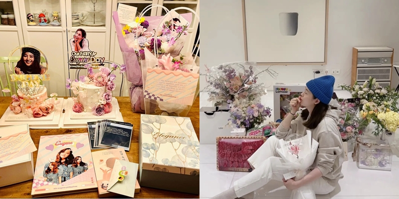 ▲ 유진이 올린 사진(왼쪽)과 성유리가 올린 사진. 출처| 유진, 성유리 인스타그램