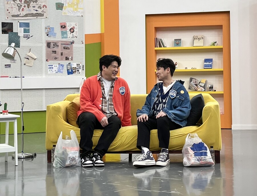 ▲ 슈퍼주니어 신동(왼쪽), 려욱. 제공| U+아이돌라이브