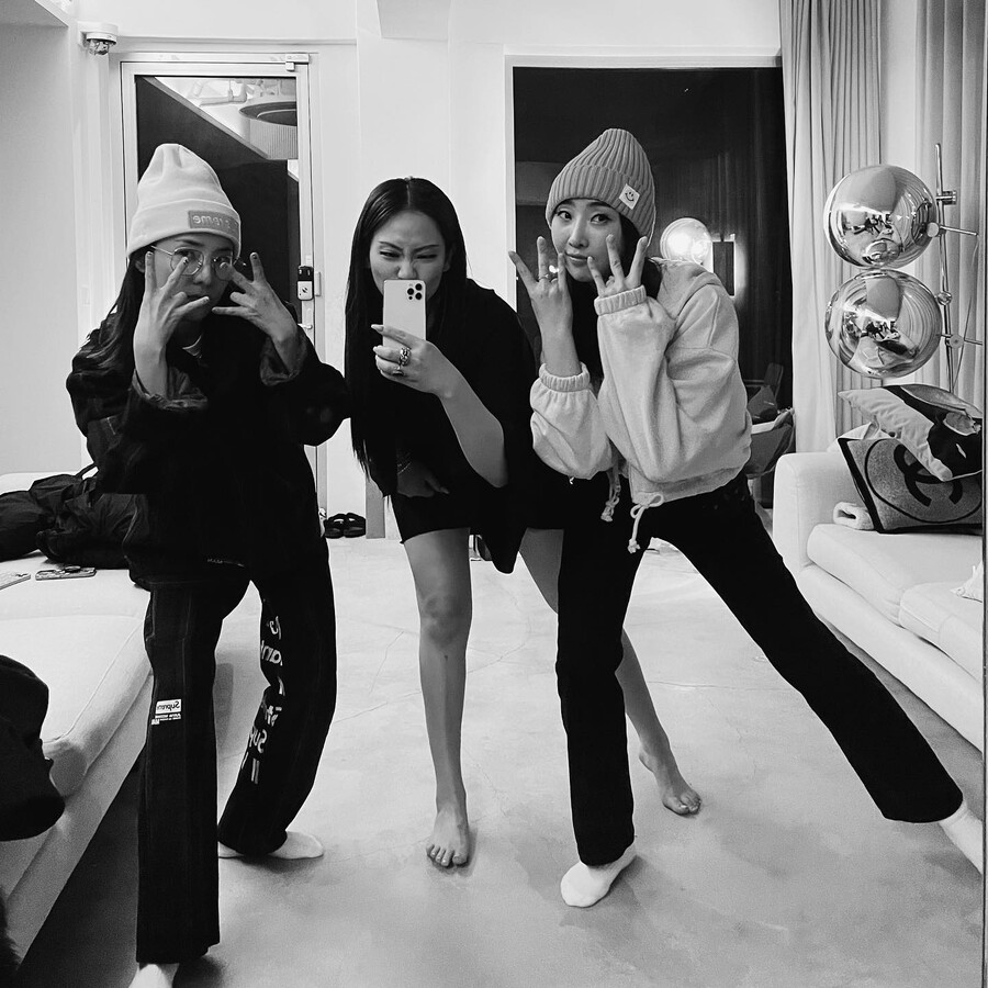 박봄은 어디가고…2NE1, 재결합 기대되는 3인조 회동