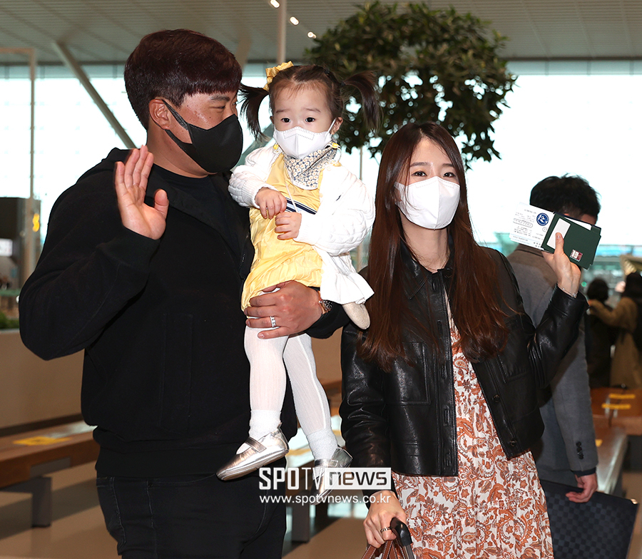▲ 류현진 배지현 아나운서 ⓒ곽혜미 기자